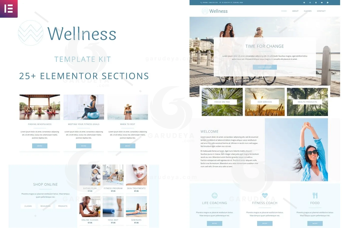 Wellness – Elementor Template Kit