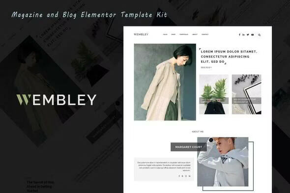Wembley – Blog & Magazine Elementor Template Kit