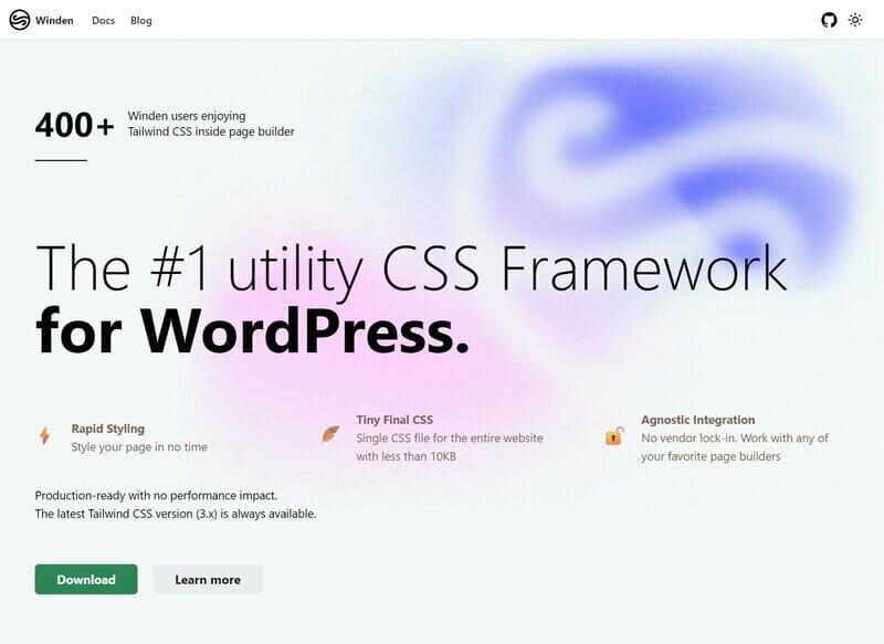 Winden – CSS Framework for WordPress