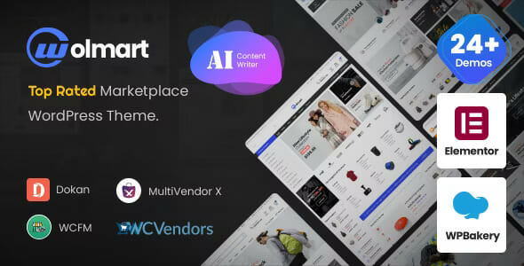 Wolmart | Multi-Vendor Marketplace WooCommerce Theme