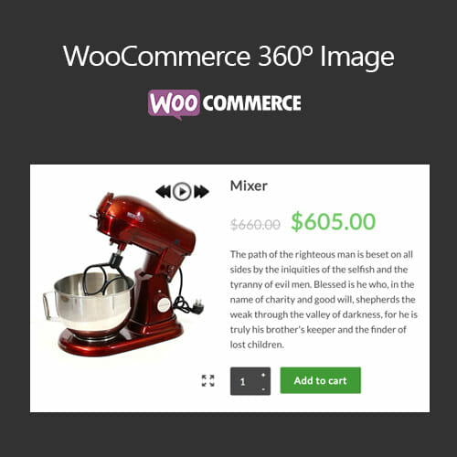 WooCommerce 360 Image