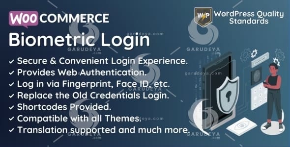 WooCommerce Biometric Login | Fingerprint | Web Authentication (WebAuthn)