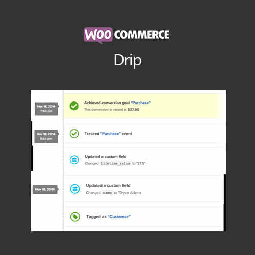 WooCommerce Drip Plugin