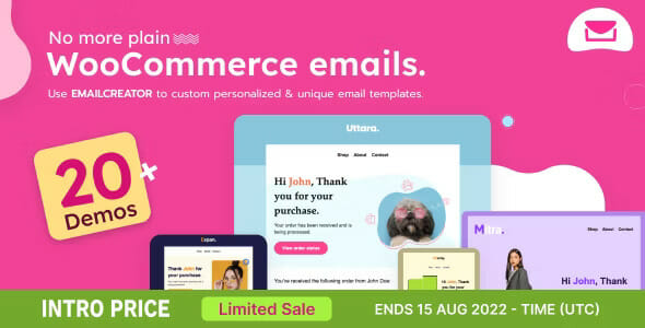 WooCommerce Email Template Customizer – Email Creator