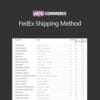 WooCommerce FedEx Shipping Method