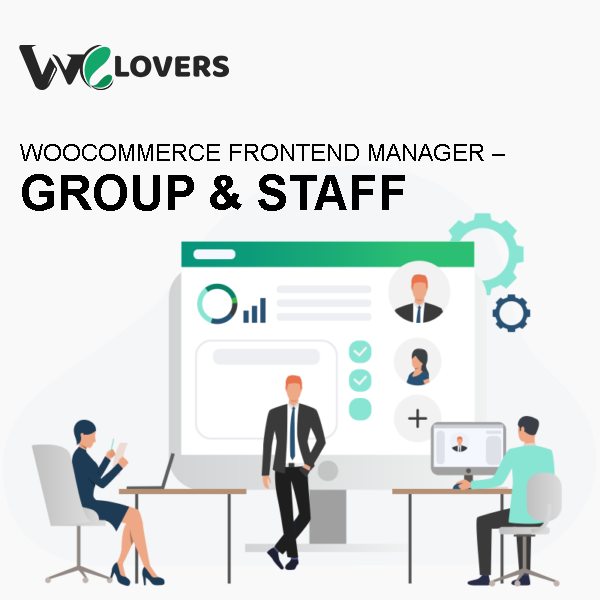 WooCommerce Frontend Manager Group & Staff