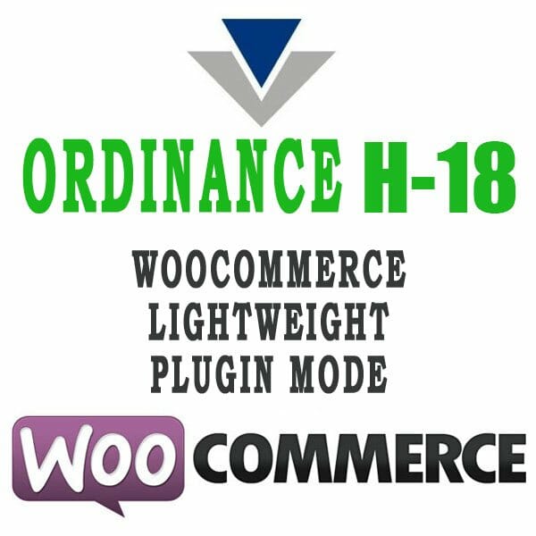 WooCommerce Ordinance H-18 light mode plugin