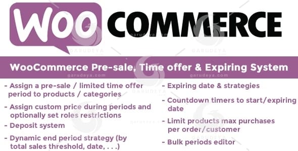 WooCommerce Pre-sale, Time offer & Expiring System