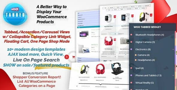 WooCommerce Tabbed Category Product Listing - Pro