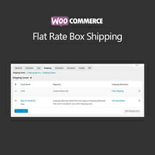 Woocommerce Flat Rate Box Shipping