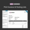 Woocommerce Print Invoices Packing List