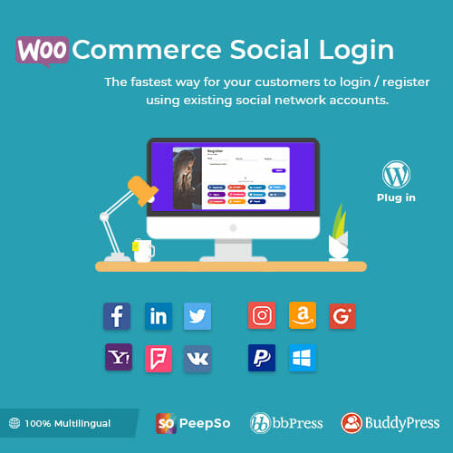 Woocommerce Social Login Plugin