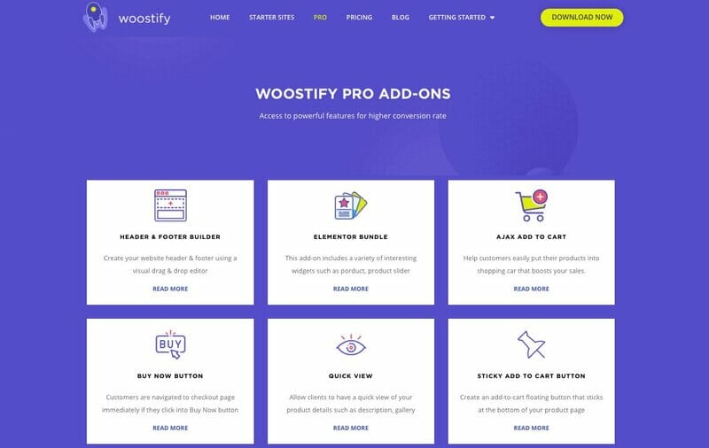 Woostify Pro Addon