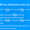 WordPress Multisite User Sync/Unsync By obtaininfotech