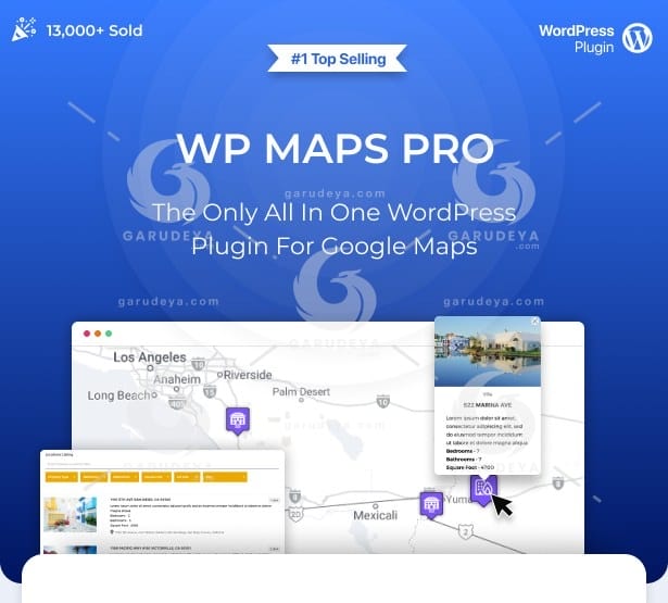 WordPress Plugin for Google Maps - WP MAPS PRO - demo