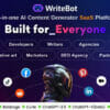 WriteBot - AI Content Generator SaaS Platform