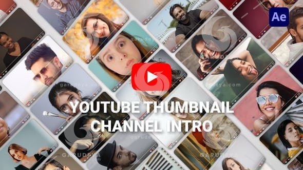Youtube Channel Thumbnail Intro – Videohive 48988229