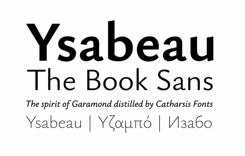 Ysabeau Infant Font