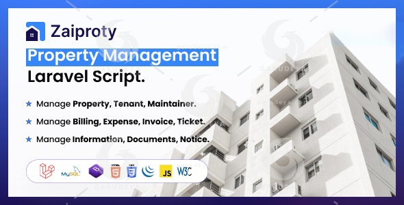 Zaiproty – Property Management Laravel Script