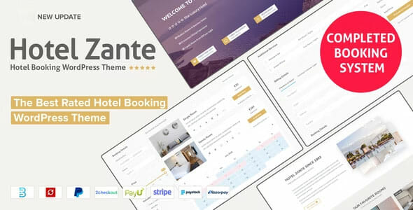 Zante – Hotel Booking Theme