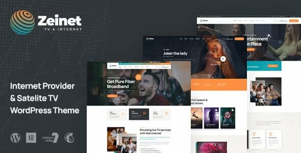 Zeinet – Internet Provider & Satellite TV WordPress Theme