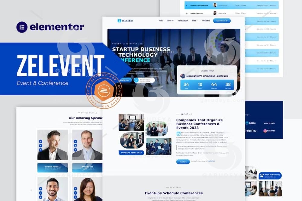 Zelevent – Event & Conference Elementor Template Kit