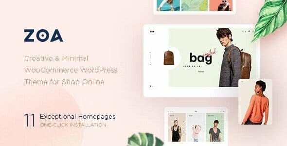 Zoa – Minimalist Elementor WooCommerce Theme