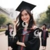 beautiful young Indonesian woman-graduating college-262