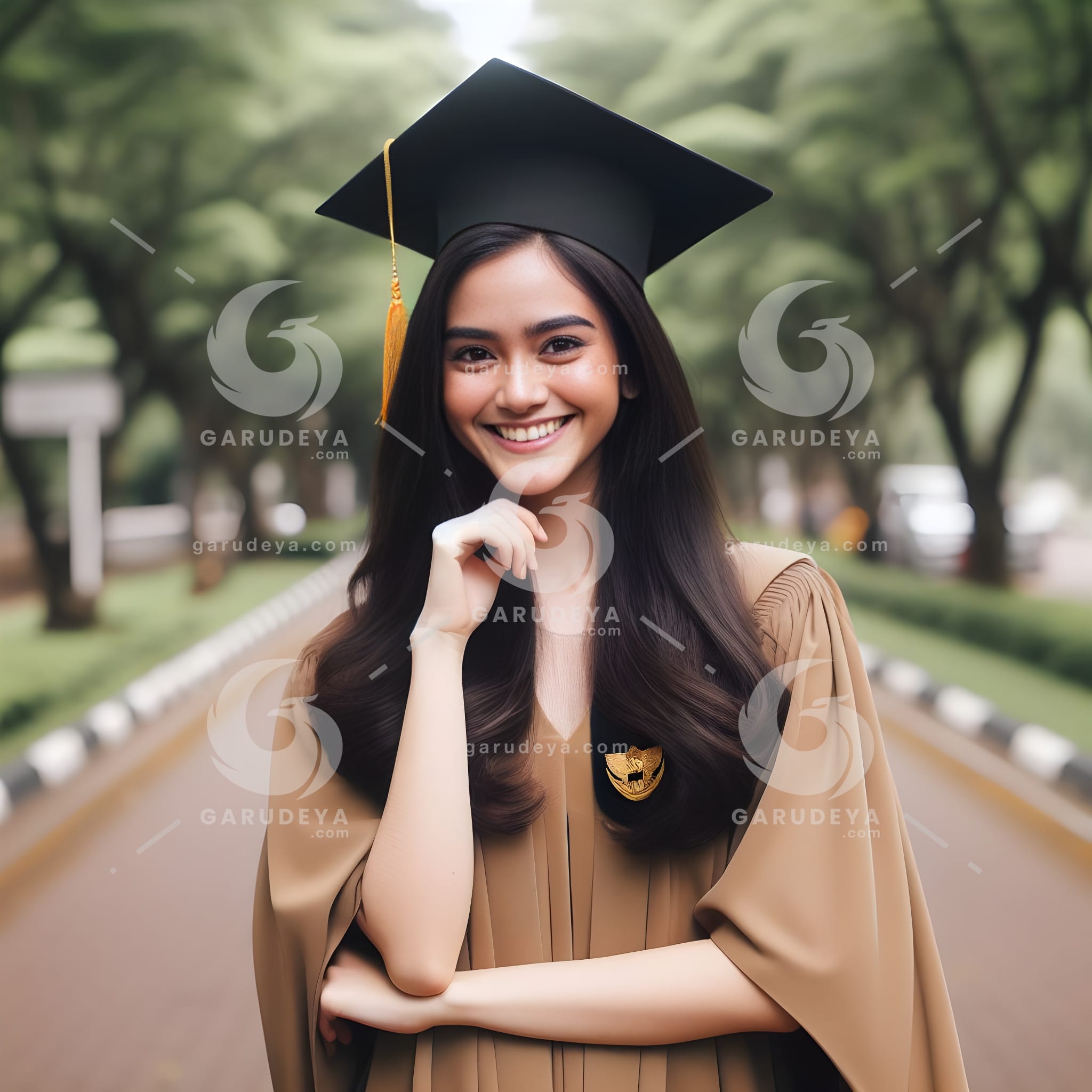 beautiful young Indonesian woman-graduating college-4625426