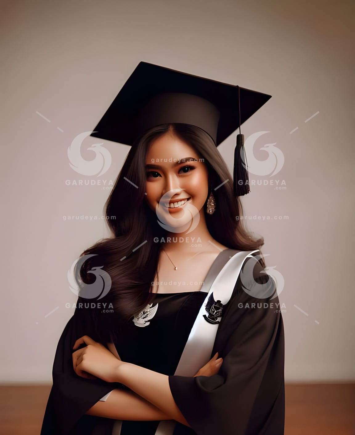 beautiful young Indonesian woman-graduating college-7252376
