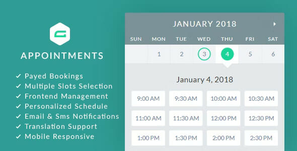 gAppointments - Appointment booking addon for Gravity Forms