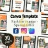 instagram post - Fashion orange - Special Offer