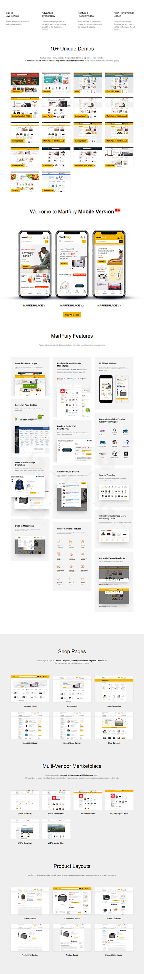 Martfury - WooCommerce Marketplace WordPress Theme