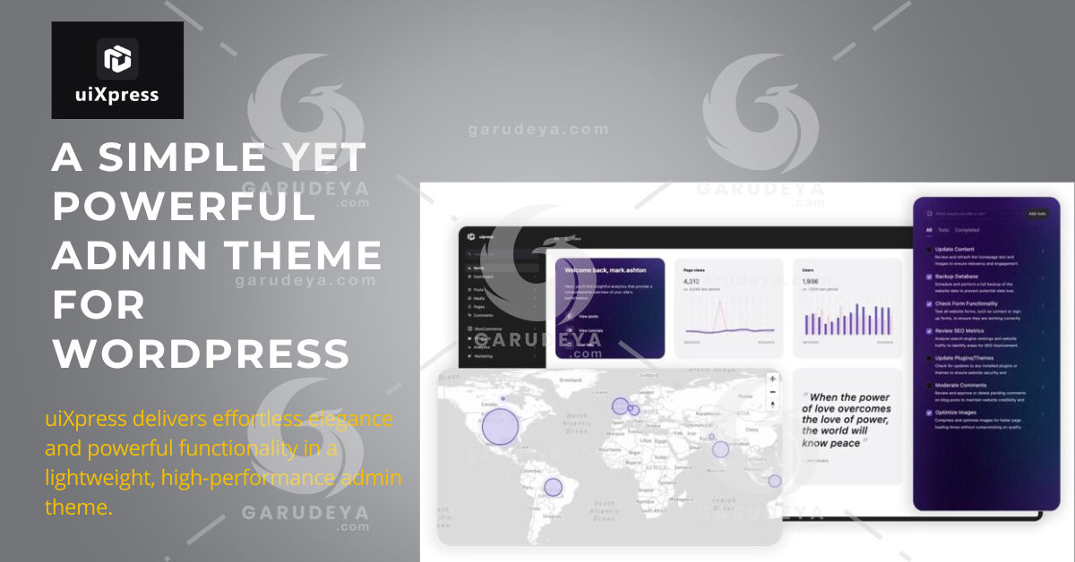 uiXpress – A Simple Yet Powerful Admin Theme for WordPress
