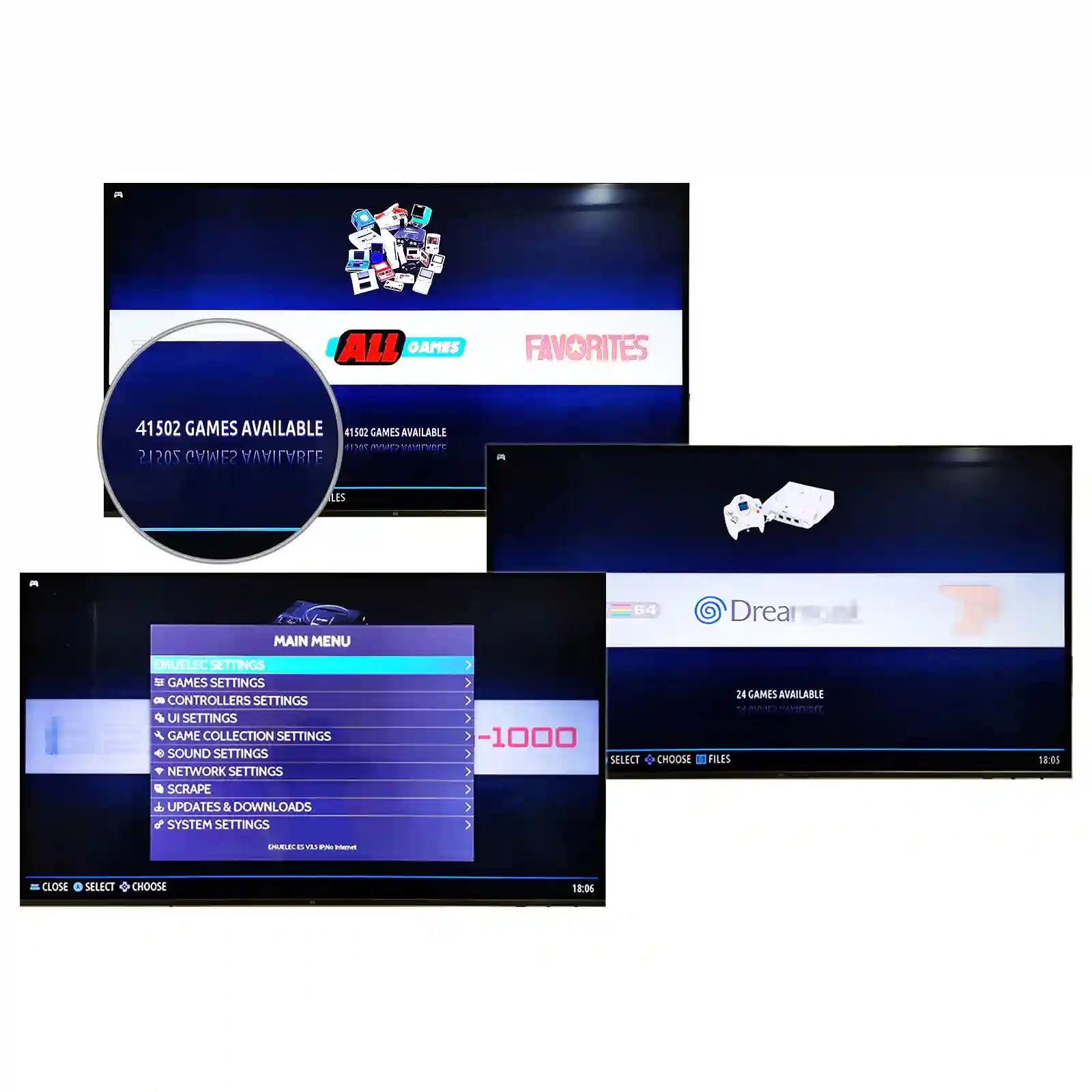 Interfaz de la consola