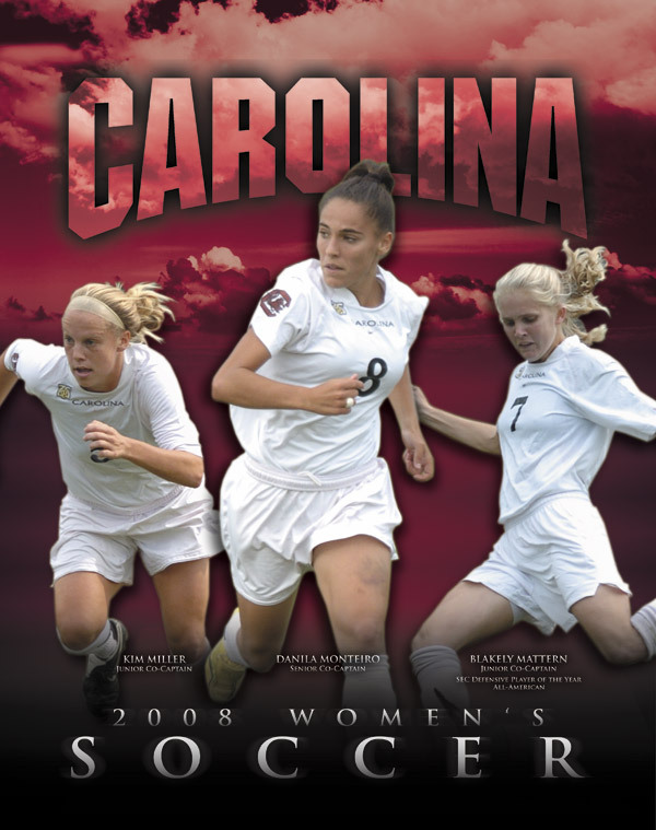 2008 Women's Soccer Media Guide Cover