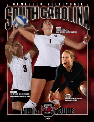 2009 Volleyball Media Guide Cover