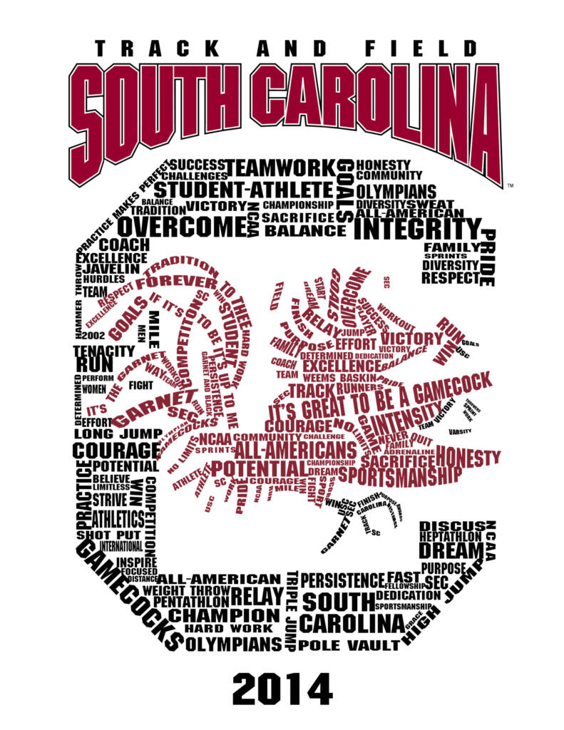 2014 Track & Field Media Guide Cover