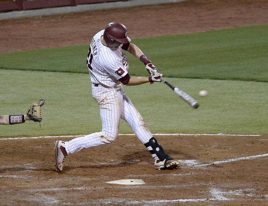 Grayson Greiner (21) vs. Alabama (4/25/2014