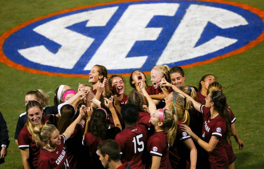 Celebration (No. 3 South Carolina vs. No. 17 Florida | Oct. 26 | Dizney Stadium | Matt Stamey