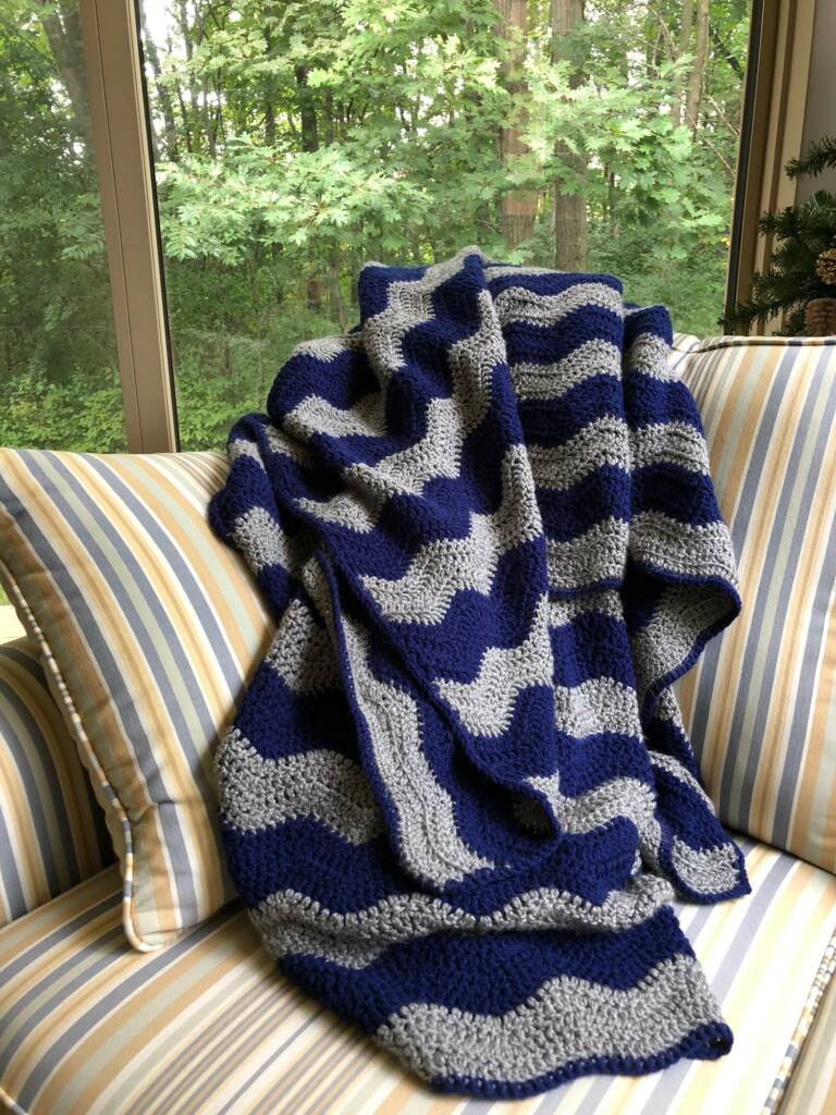 blanket crocheted by Brooke Gostomski
