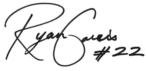 Ryan Gareis signature