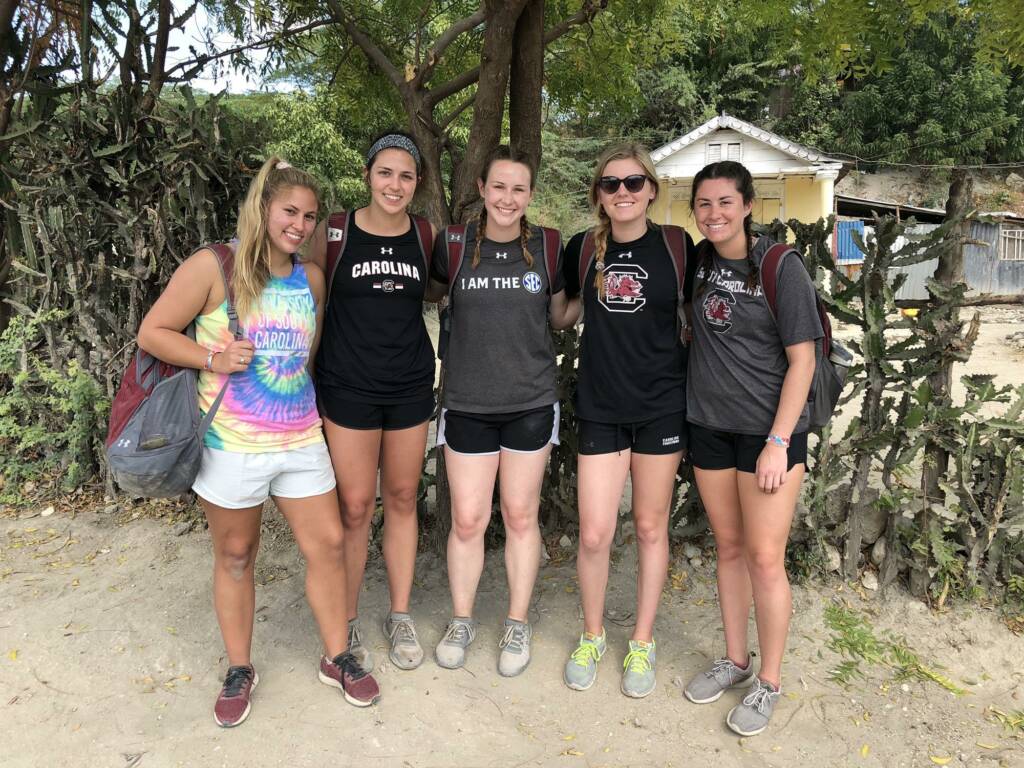 Gamecocks in Haiti