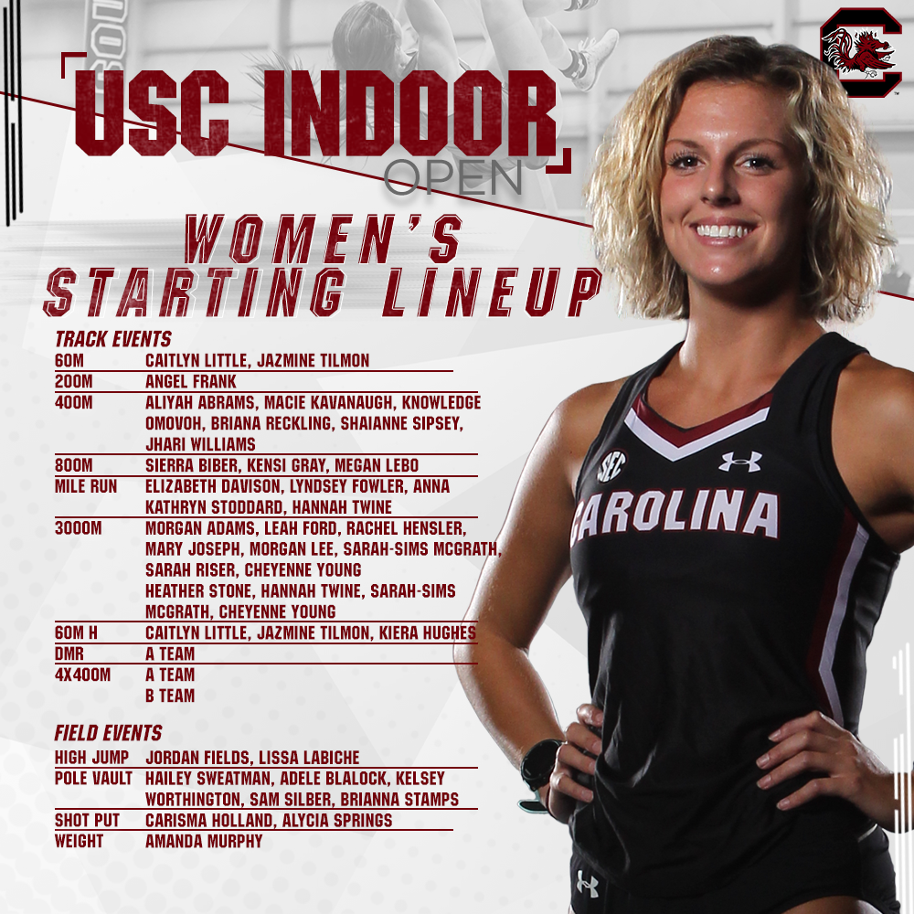 Gamecocks To Wrap Up Regular Season at USC Indoor Open University of