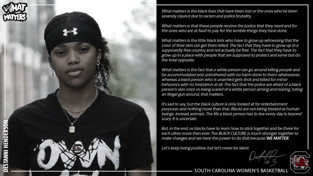 Destanni Henderson What Matters Statement