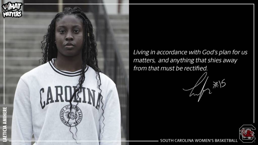 Laeticia Amihere What Matters Statement