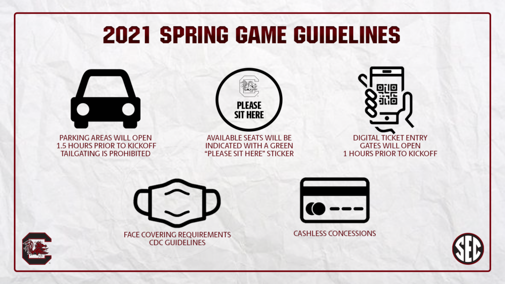 2021 & Black Spring Game Guidelines University of South