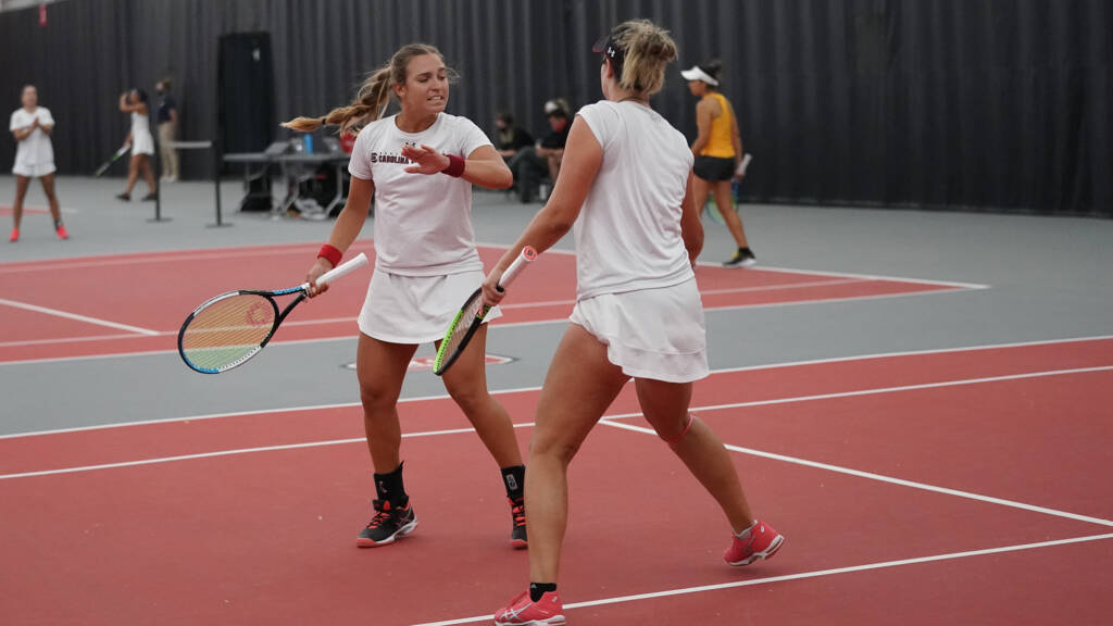 Ana Cruz and Allie Gretkowski vs Iowa State - 5/7/21