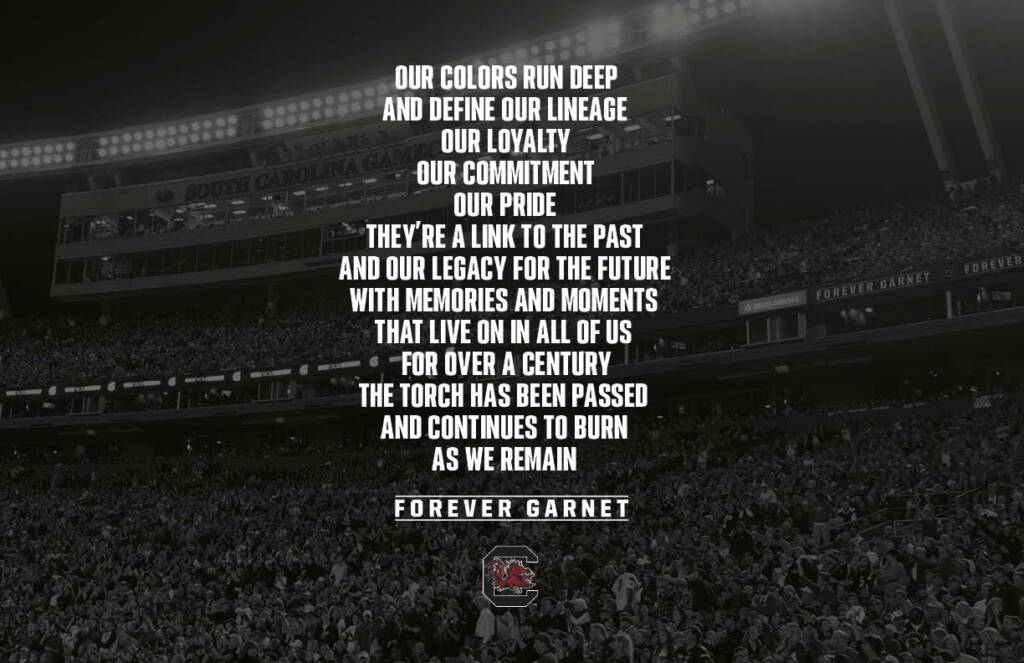 FOREVER GARNET – University of South Carolina Athletics