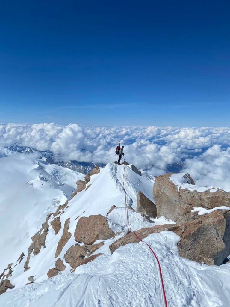 Leif Anderson Washburn Ridge Below Summit